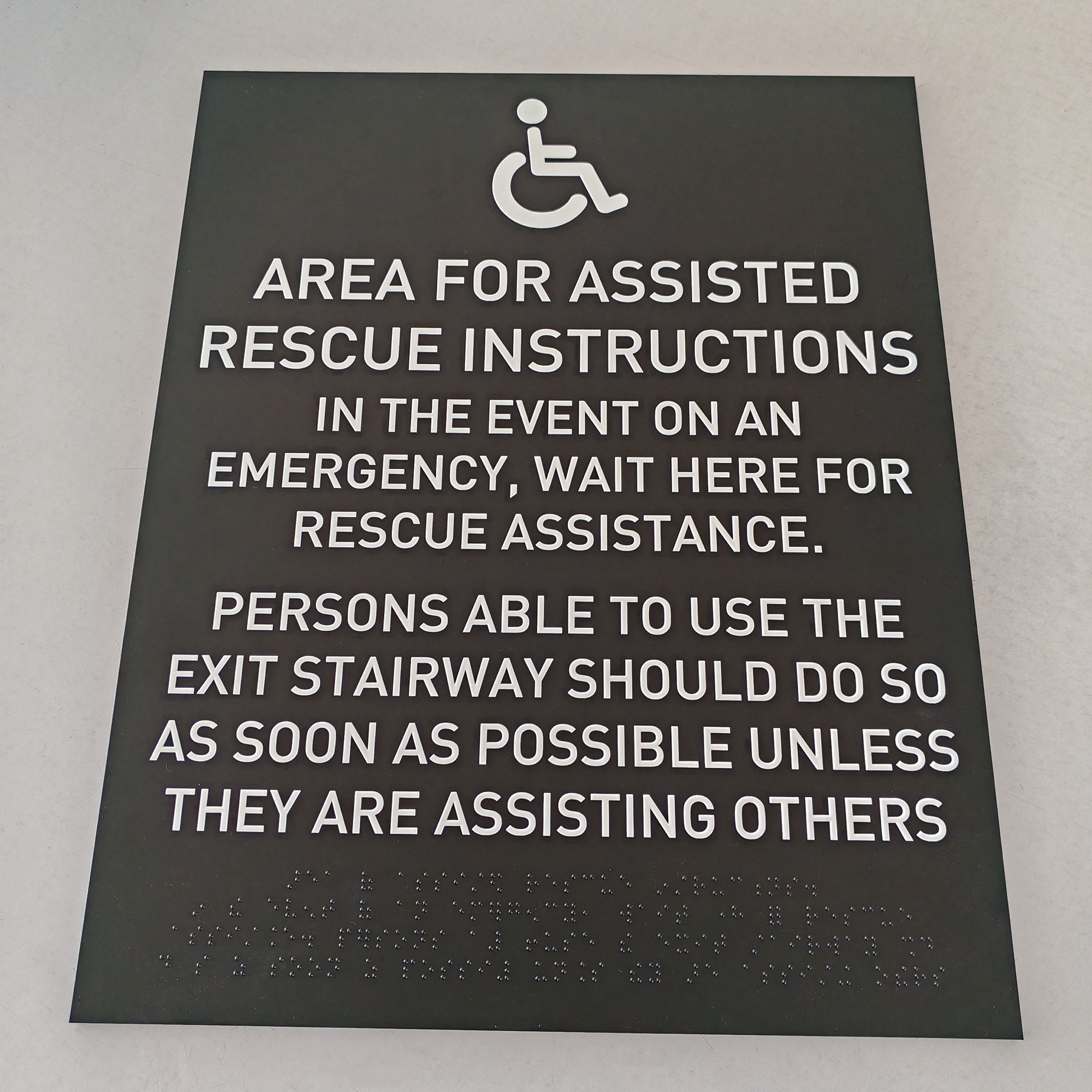 Building Acrylic Braille Sign Wall ADA Standard Plaques Room Door Painted Acrylic Sign Plates