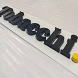 Custom Factory Made Wall Mounted Lobby Sign Metal Channel Letters PVC Letter Sign 3D Acrylic Letters