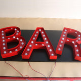 Event exterior led bulbs marquee letters outdoor waterproof 4ft 5ft business marquee letter signs