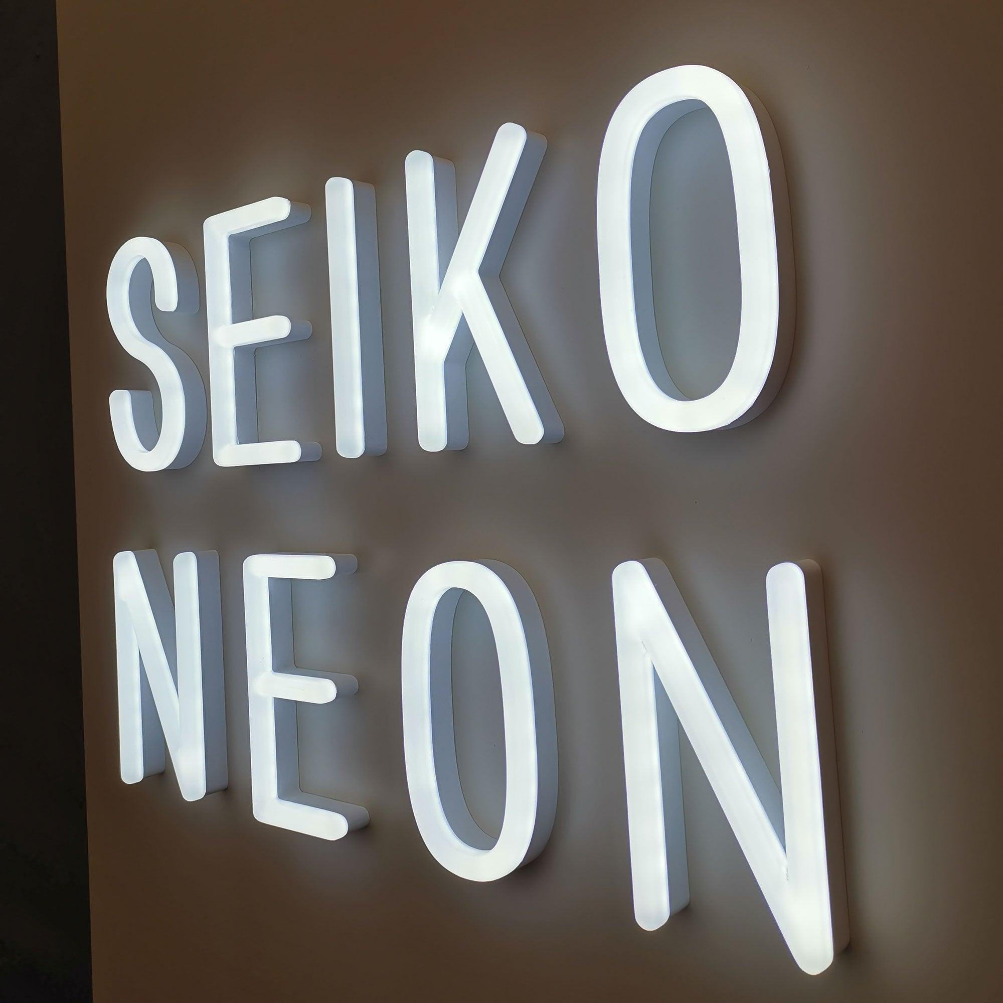 Custom wall shop sign faux LED neon signs acrylic letters signage neon ...