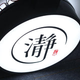 Outdoor LED Double-Sided Light Box Round Project Light Box Blade Sign Wall Mounted Lightbox Sign