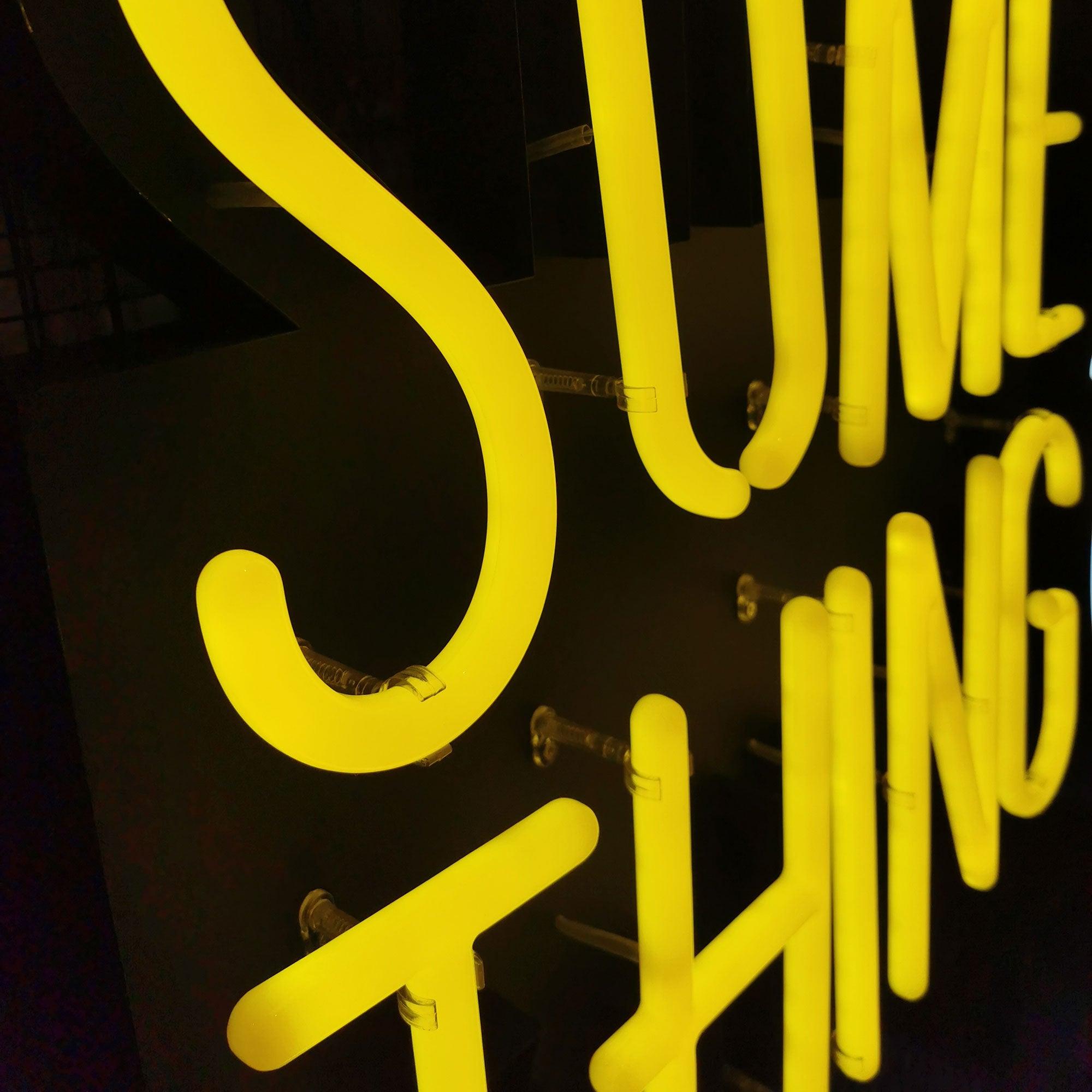 LED 3d logo custom signage luminous acrylic faux neon letters wall led ...