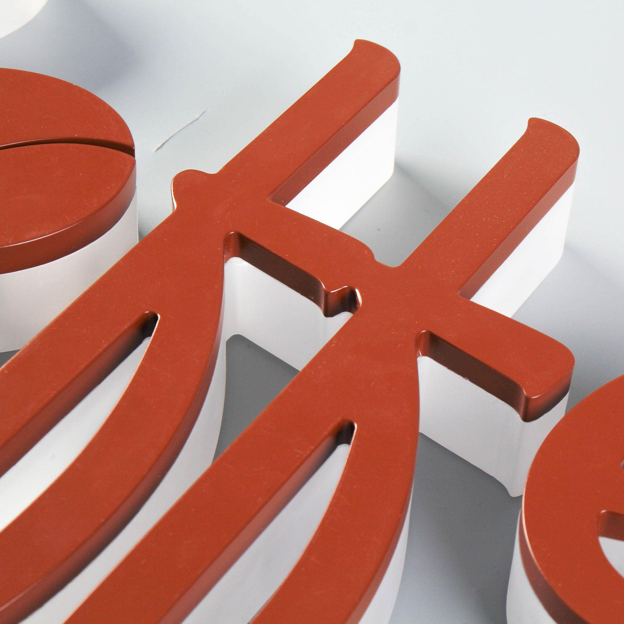 Outdoor Acrylic Led Letters Back Illuminated Commercial LED Sign Lights for Coffee Shop