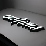 Lighted Words Fabricated Letter Illuminated 3D Business Store Led Sign Shop Front Signs Three Dimensional Acrylic Letters