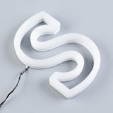 Business illuminated sign coffee shop led acrylic neon letters waterproof outdoor signages