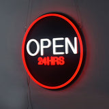 Restaurant Pizza Shop Window Sign LED OPEN Acrylic Letters Door Hanging Neon Signage