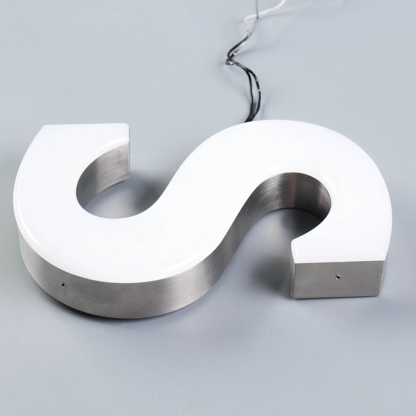 3D Frontlit LED Stainless Steel Channel Letters Sign Trimless Illuminated Letters for Storefront