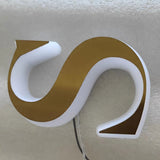 Personalized 3D Acrylic Letter Signs LED Illuminated Logo Company Name Edge Lit Letters Sign