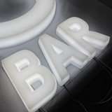 3D Acrylic Letter Sign Board Ful Lighting Indoor LED Signage Companies Reception Wall Signs