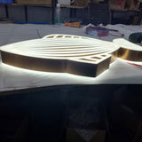 3D Light Up Store Brand Sign LED Double Sided Illuminated Advertising Letters Sign Electronic Channel Letter Signs