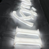 Company Name Sign Personalized Illuminated Acrylic Sign Indoor Led Full Lit 3D Letters Office Wall Sign