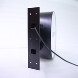 Metal Store Signs Custom Outdoor Shopfront Wall Hanging Business Lightbox Signboard LED Round Blade Sign