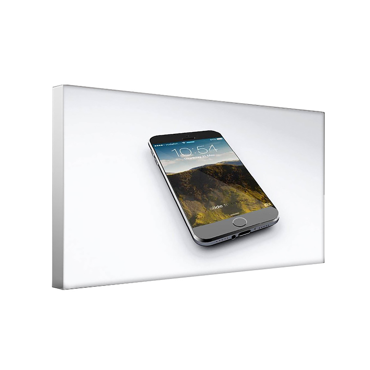 Frameless Front Illuminated Custom Fabric Light Box Wall Mounted UV Printed Business Poster Display Signboards