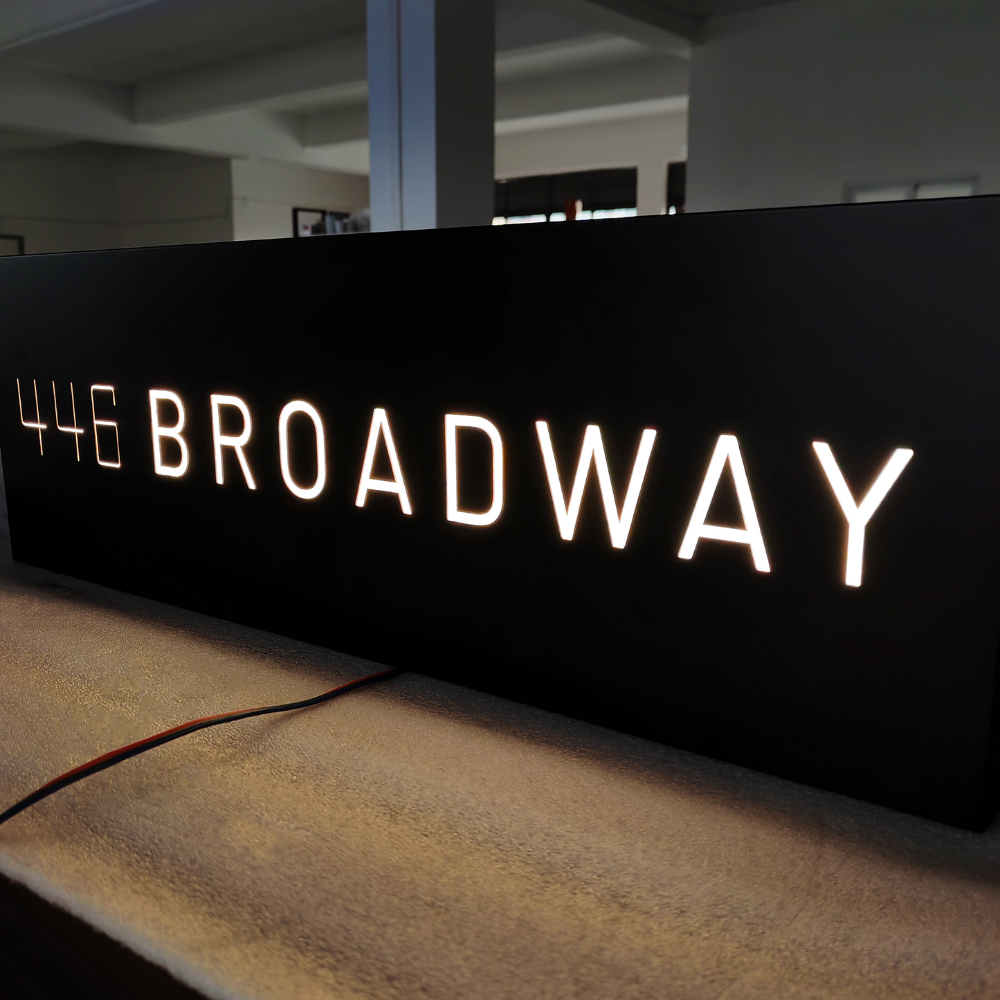 Customized Shape Stainless Steel Luminous Frontlit Led Signboard Sign Outdoor Business Led Light Boxes Signs