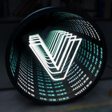 Outdoor led waterproof light box front light infinity mirror sign office indoor decoration 3d wall neon signs
