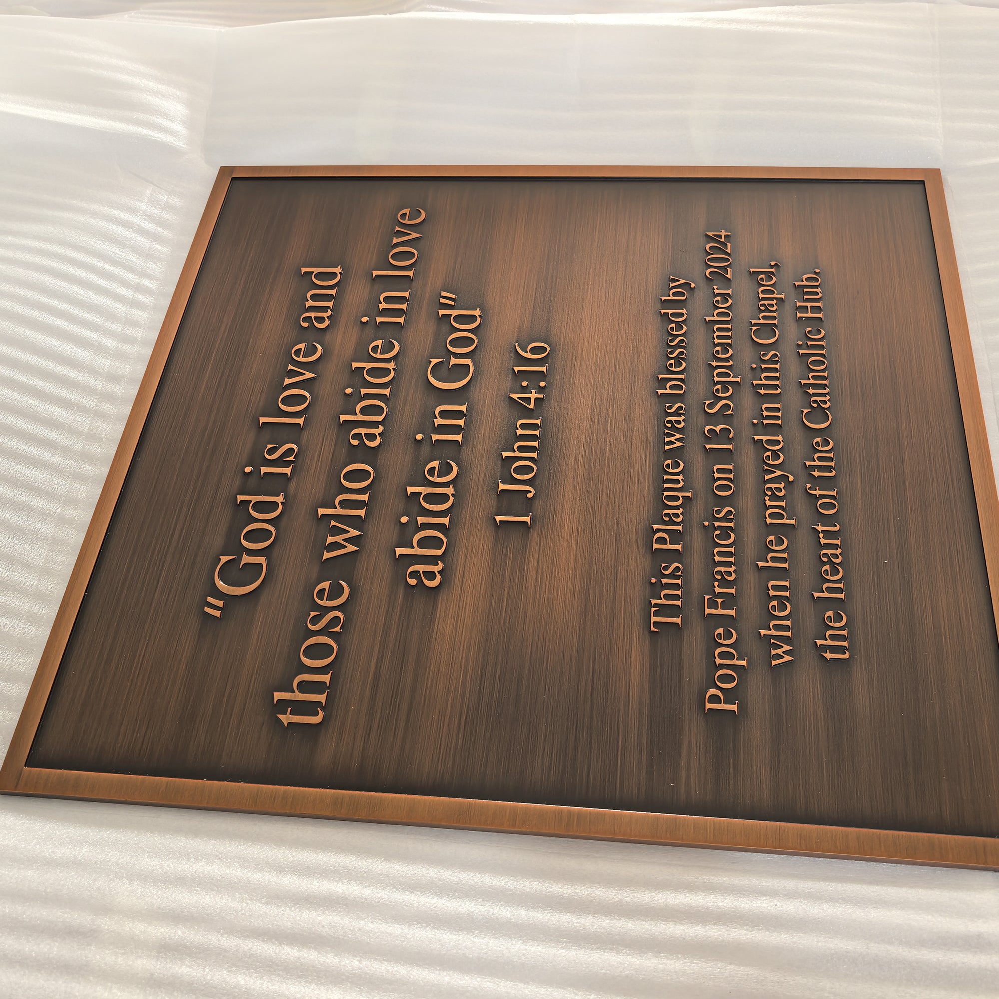 Cast copper brass custom plaques personalized memorial signage company indoor wall signs historical building signs