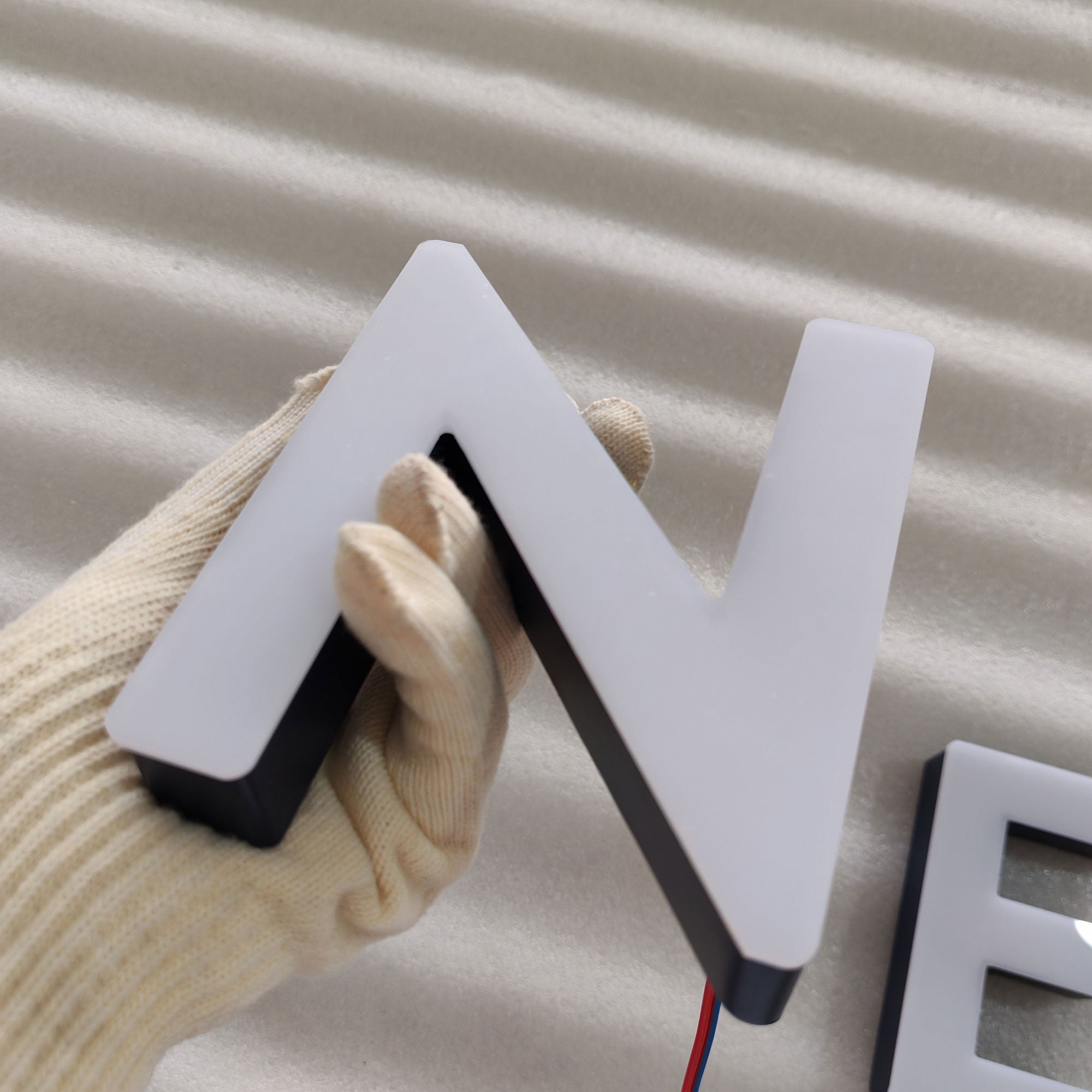 3D LED Front Lit Sign, Rimless LED Channel Letters, Face Lit Business Signage, Custom Front Illuminated Store Front Sign