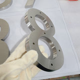 Custom design 3D letters business signs indoor company reception wall signs stainless steel letter metal double sided logo