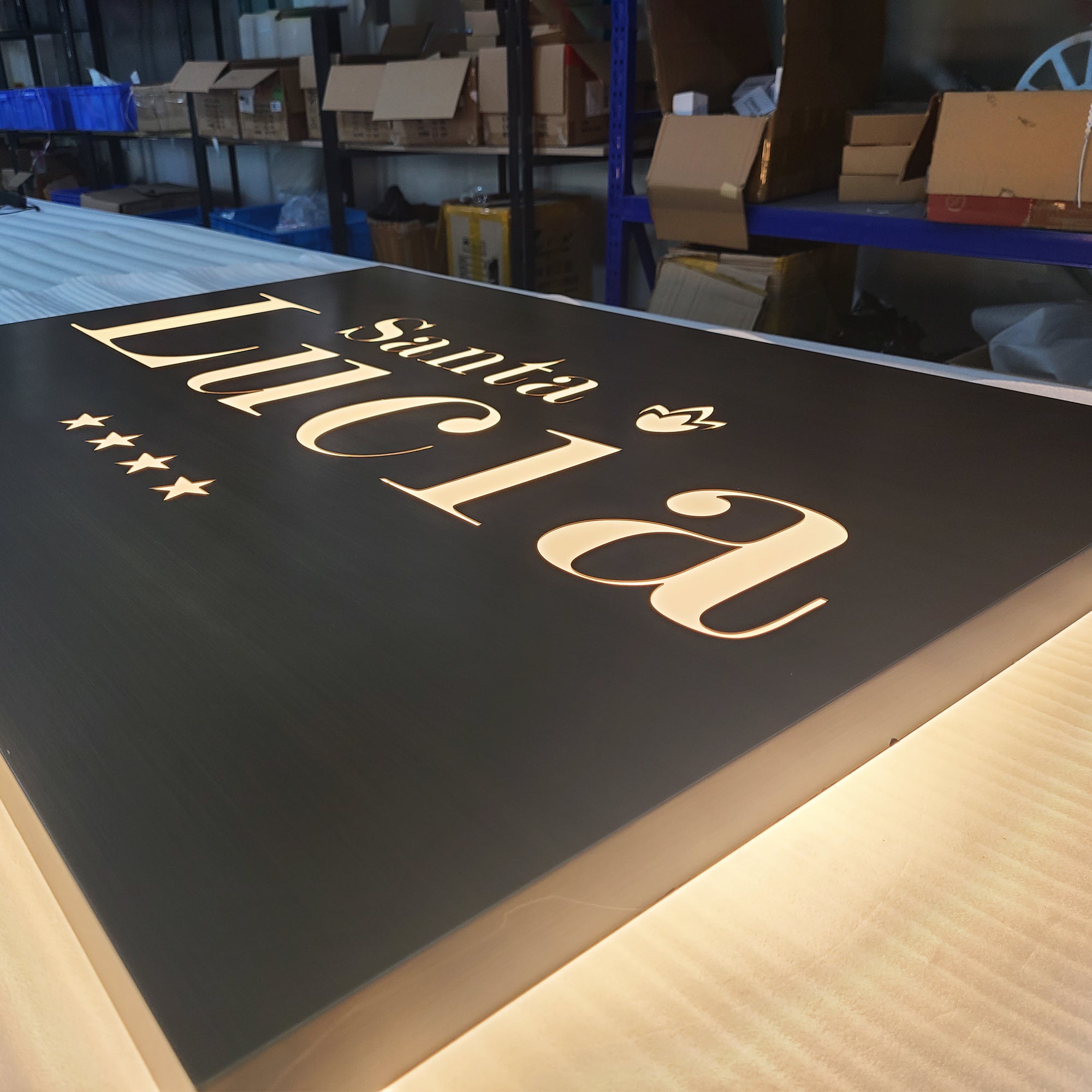 Custom Led Rectangle Advertising Lightbox Signage Outdoor Brand Display Light Box Sign Barber Shop Store Sign