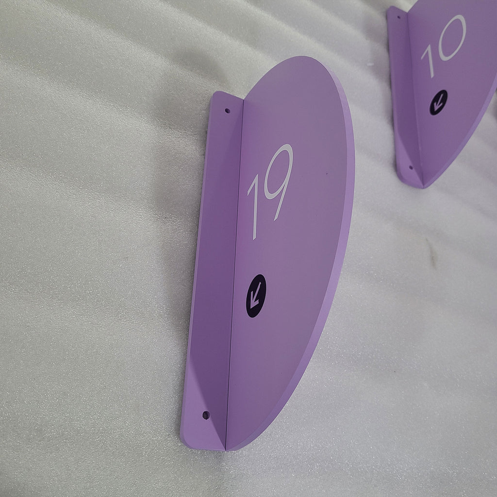 Interior Acrylic Room Number Sign Plastic Wall Plate Sign Apartment Ho ...
