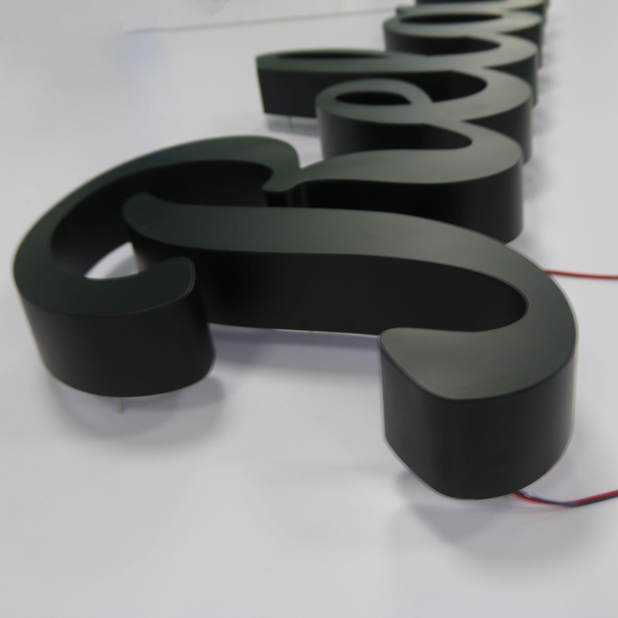 Building Logo Sign Business Signboard 3D Custom Led Business Signs Stud Mounted Wall Display Channel Letters Outdoor