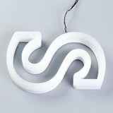 Business illuminated sign coffee shop led acrylic neon letters waterproof outdoor signages