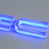 Storefront Full Lit Sign 3D Illuminated Light Up Acrylic Letters Office Lobby Salon Decor