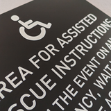 Building Acrylic Braille Sign Wall ADA Standard Plaques Room Door Painted Acrylic Sign Plates