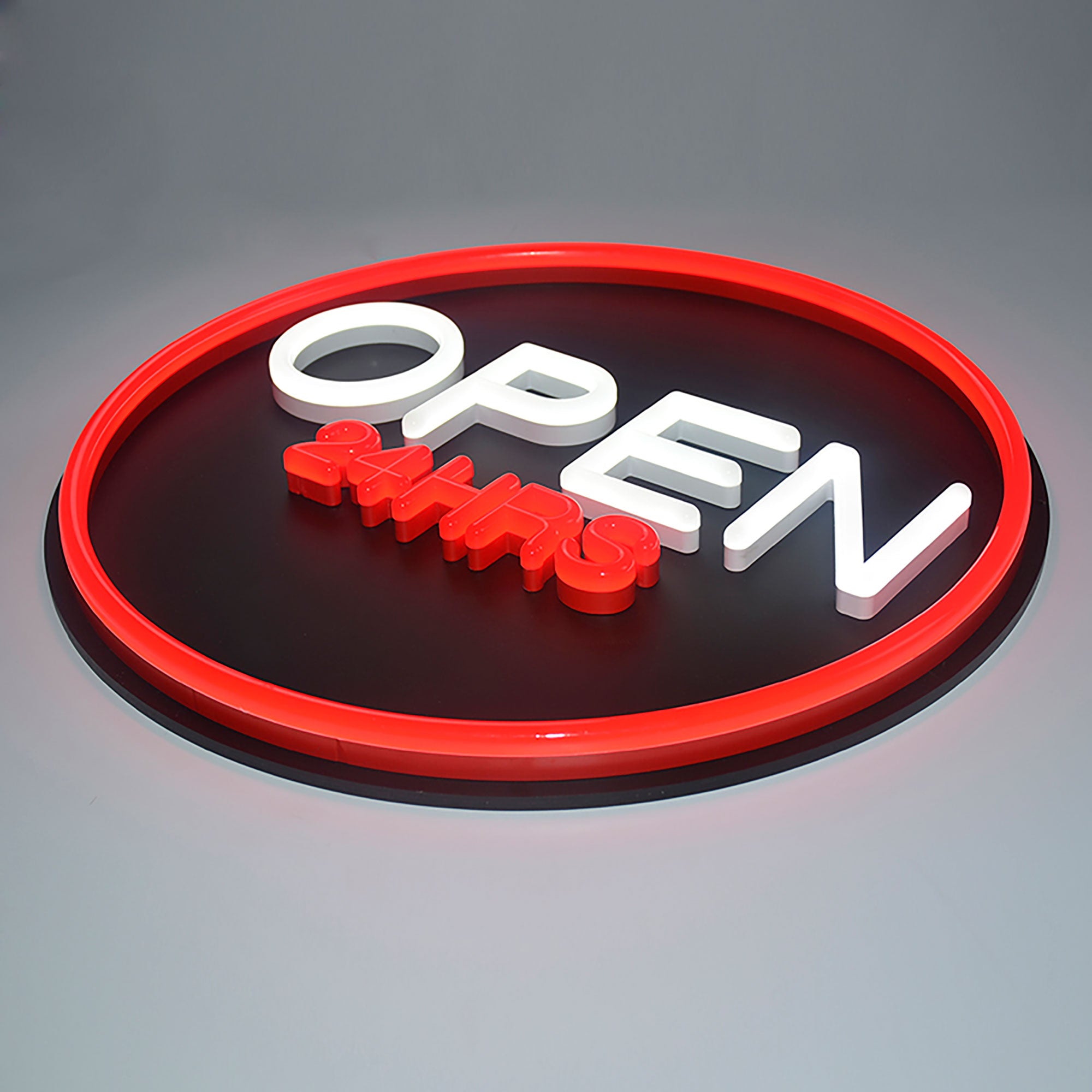 Restaurant Pizza Shop Window Sign LED OPEN Acrylic Letters Door Hanging Neon Signage