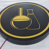 Custom Outdoor Frontlit Lightbox Stainless Steel Illuminated Sign LED Side Lit Store Front Lightbox Sign