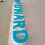 Custom Wall Letters Signage Outdoor Illuminatad Channel Letter Signs 3D Lighting Stainless Steel Letters Advertising Signages