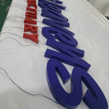 Business Brand Logo Front Acrylic Led 3D Letters Sign Outdoor Back Illuminated Shop Custom Signage