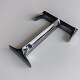 Custom 3D Acrylic Letters Company Name Plastic Letters Black Gloss Acrylic Letters Sign with Beveled Finish
