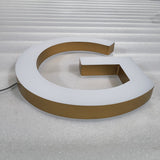 Salon Spa Shop Lighted Signboard Led Lighting Acrylic Letters Double Lit Alphabet Letters Customized Business Led Sign
