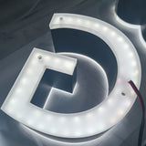 3d Backlit Sign, 3d Led Signage, Custom Outdoor Sign, Business Sign, Double Sided Illuminated Letters, Metal Sign Letters