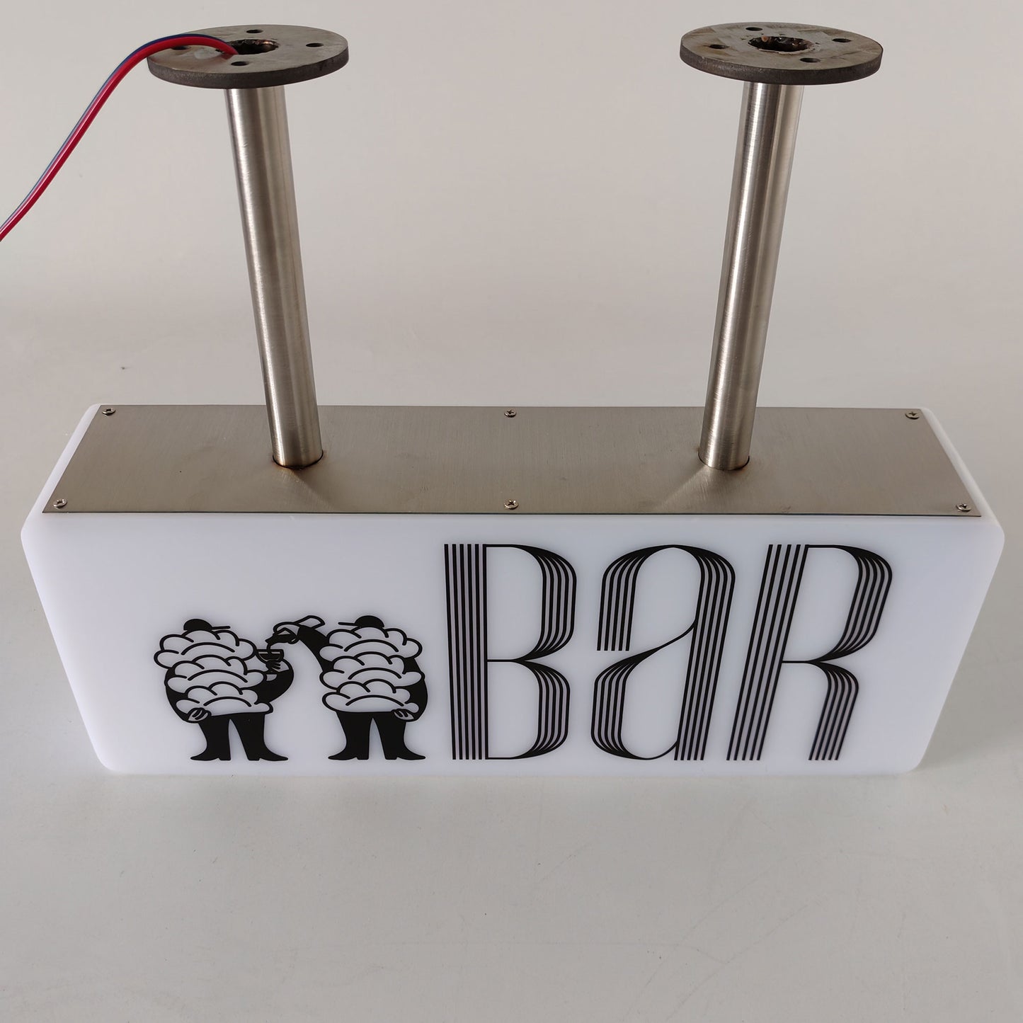 Led Light Box Signboard, Shop Front Signage, 3D Lighted Sign, Business Acrylic Light Box, Outdoor Wall Hanging Light Box