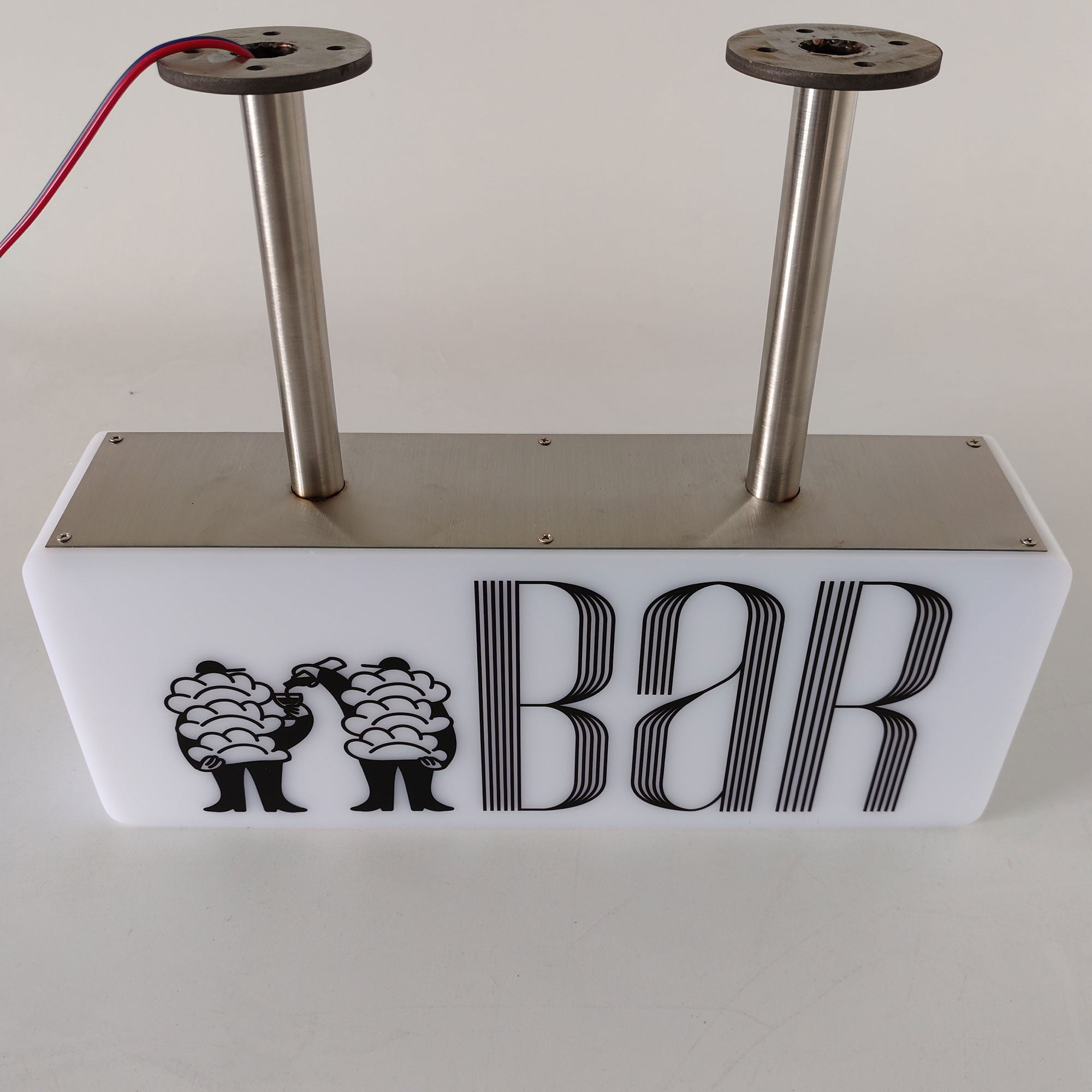 Led Light Box Signboard, Shop Front Signage, 3D Lighted Sign, Business Acrylic Light Box, Outdoor Wall Hanging Light Box