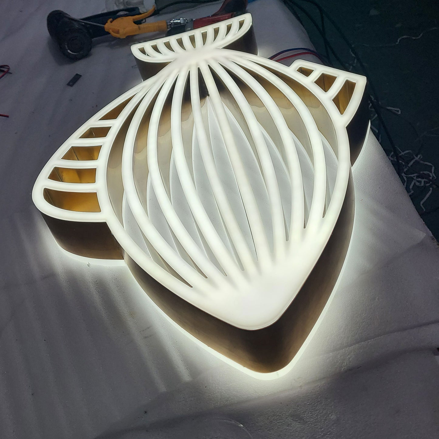 3D Light Up Store Brand Sign LED Double Sided Illuminated Advertising Letters Sign Electronic Channel Letter Signs