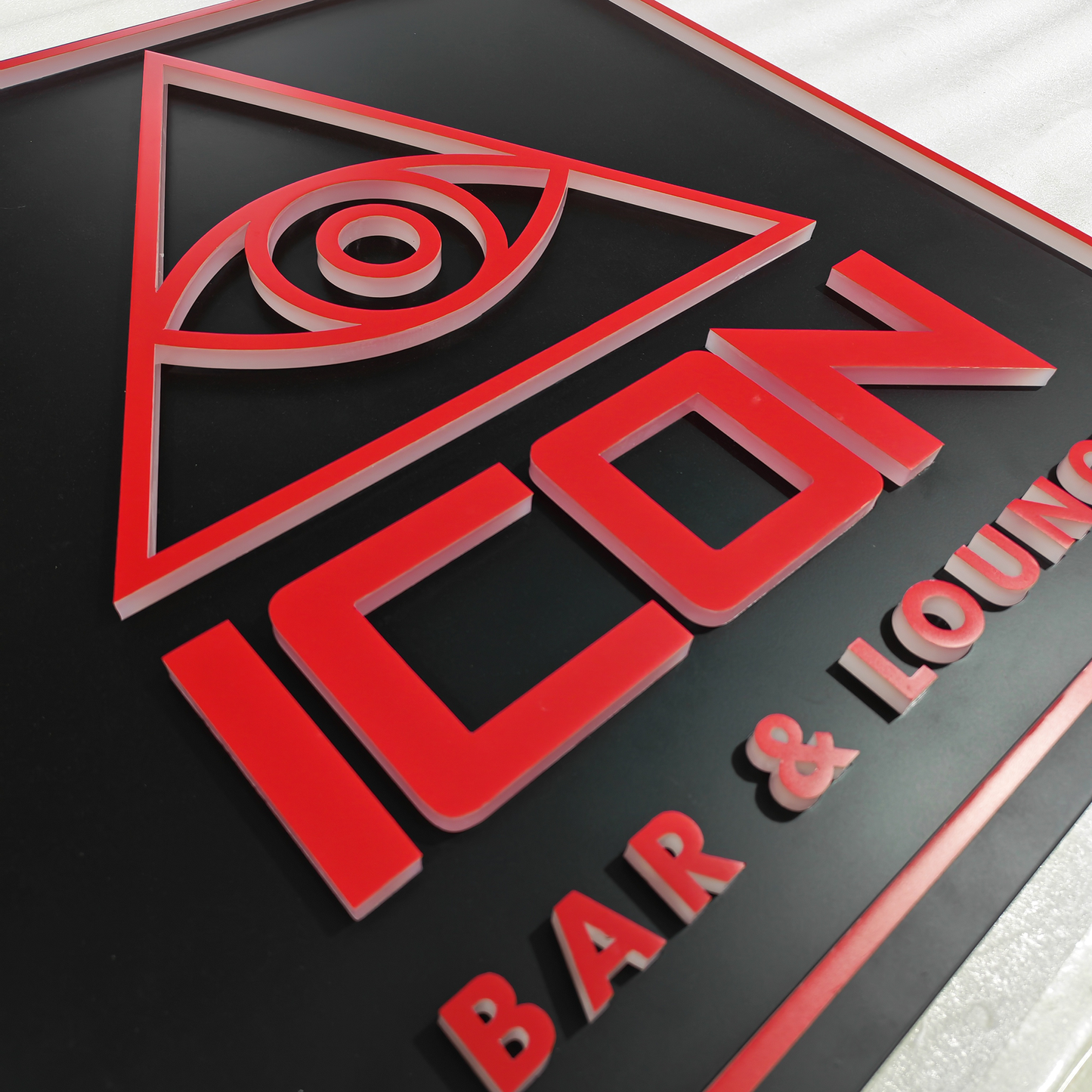 Custom Shop LED Signboard Display Stainless Steel Front-Lit Lightbox Sign for Storefront Branding