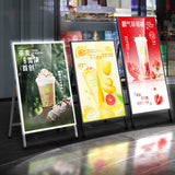 Custom led menu board lighting box led poster a1/a2/a3/a4 free standing ultra thin light box