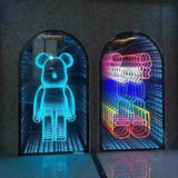 Large Modern Luxury Led Glass Mirror Decoration Home Interior Infinite Magic Mirror Studio LED Signs