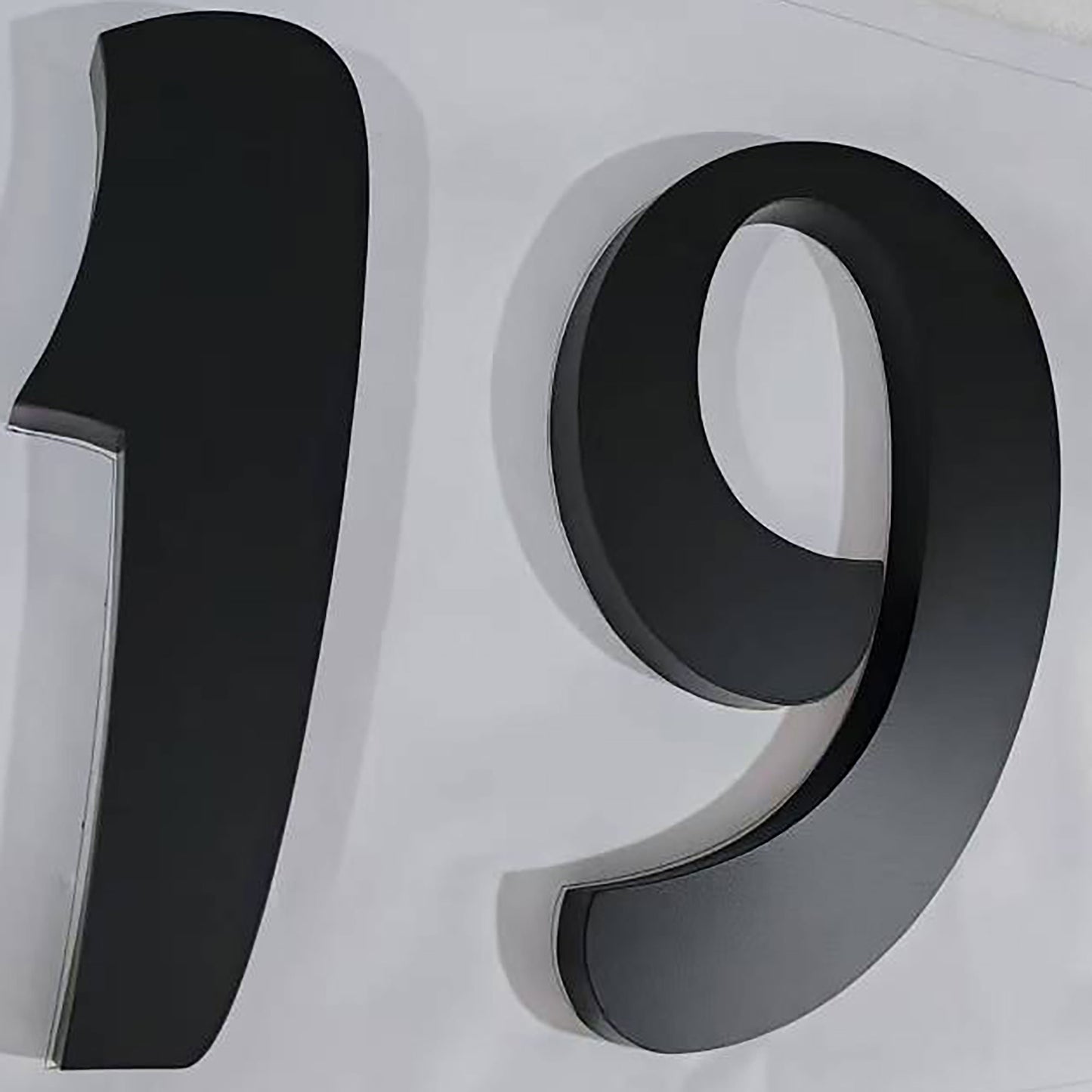 Exterior 3D Channel Letter Building Sign Powder Coated Metal Letter Signage Outdoor Non Illuminated Custom Large Letters