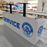 Custom Full-Illuminated Acrylic Light Box Store Door Front Hanging Shop LED Lightbox Signboard