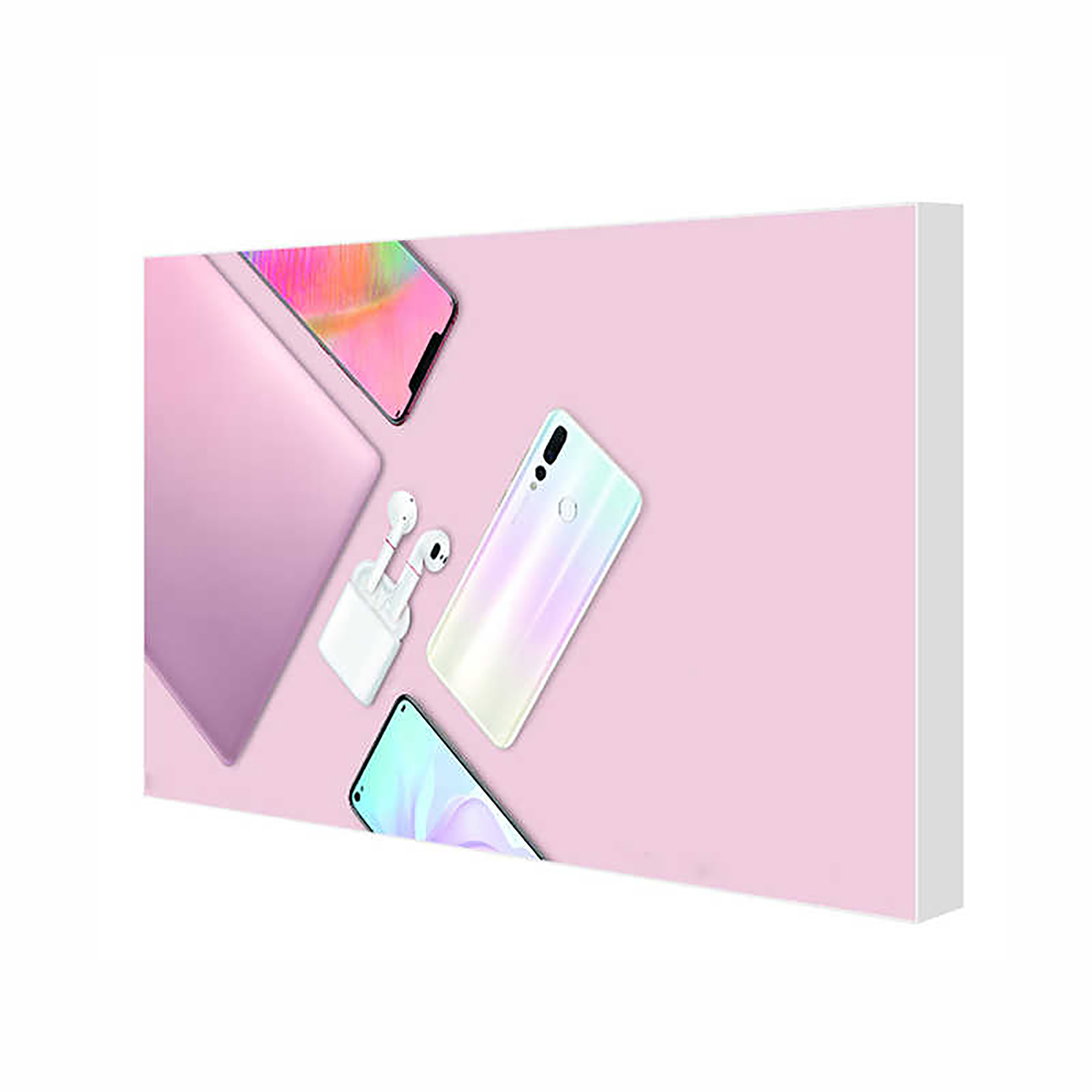 Frameless Front Illuminated Custom Fabric Light Box Wall Mounted UV Printed Business Poster Display Signboards