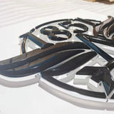 3d Illuminated Channel Signs Letters Custom Led Backlight Acrylic Sign Stainless Steel Channel Letters