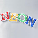 Waterproof Custom Shop Sign Company Logo LED Acrylic Neon Letters Illuminated Faux Neon Sign