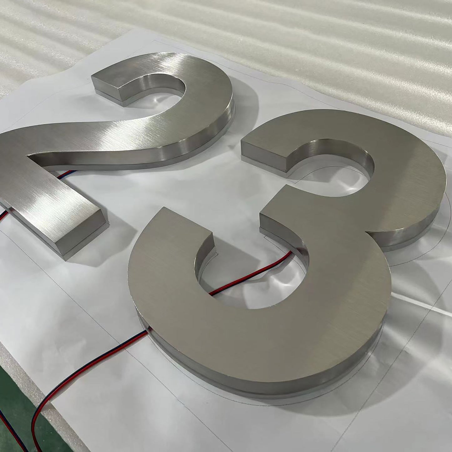 Led Metal Store Signs Business Hotel Room Numbers Backlit Channel Letters Custom Address Sign Lighted House Numbers