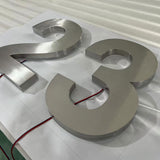 Led Metal Store Signs Business Hotel Room Numbers Backlit Channel Letters Custom Address Sign Lighted House Numbers