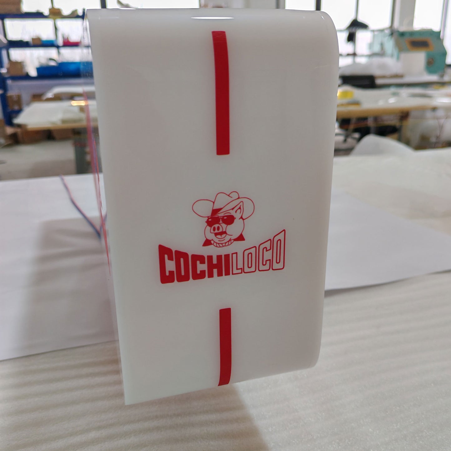 Acrylic 3D Light Box Sign Restuarants Interior Hanging Lightbox Business Outdoor Full Illuminated Lighted Box Sign