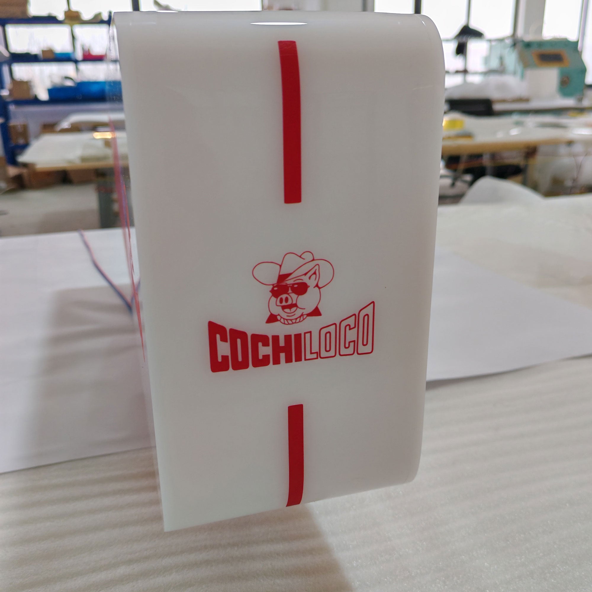 Acrylic 3D Light Box Sign Restuarants Interior Hanging Lightbox Business Outdoor Full Illuminated Lighted Box Sign